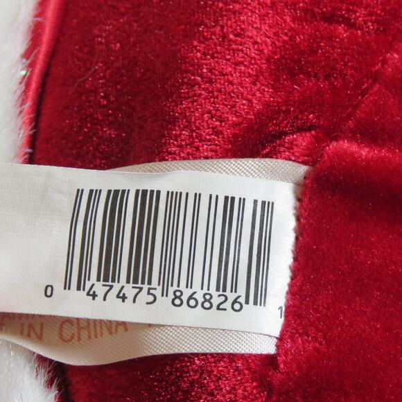 Dan Dee 2004 Christmas Teddy Bear Plush 10" Collector's Choice Red Green Dress - Picture 9 of 14